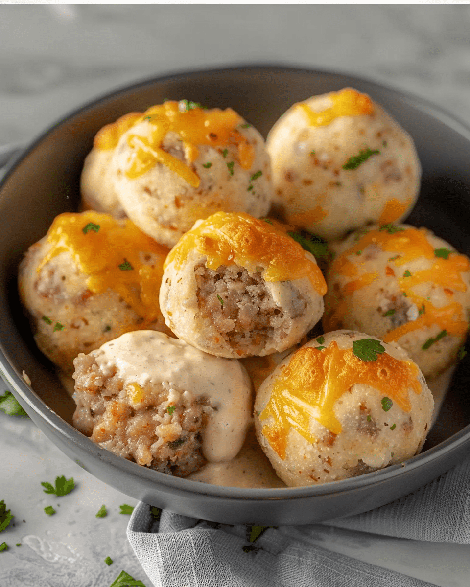 Cheddar Bay Sausage Balls