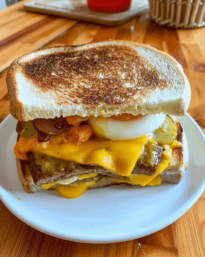 Cheesy Egg Sandwich
