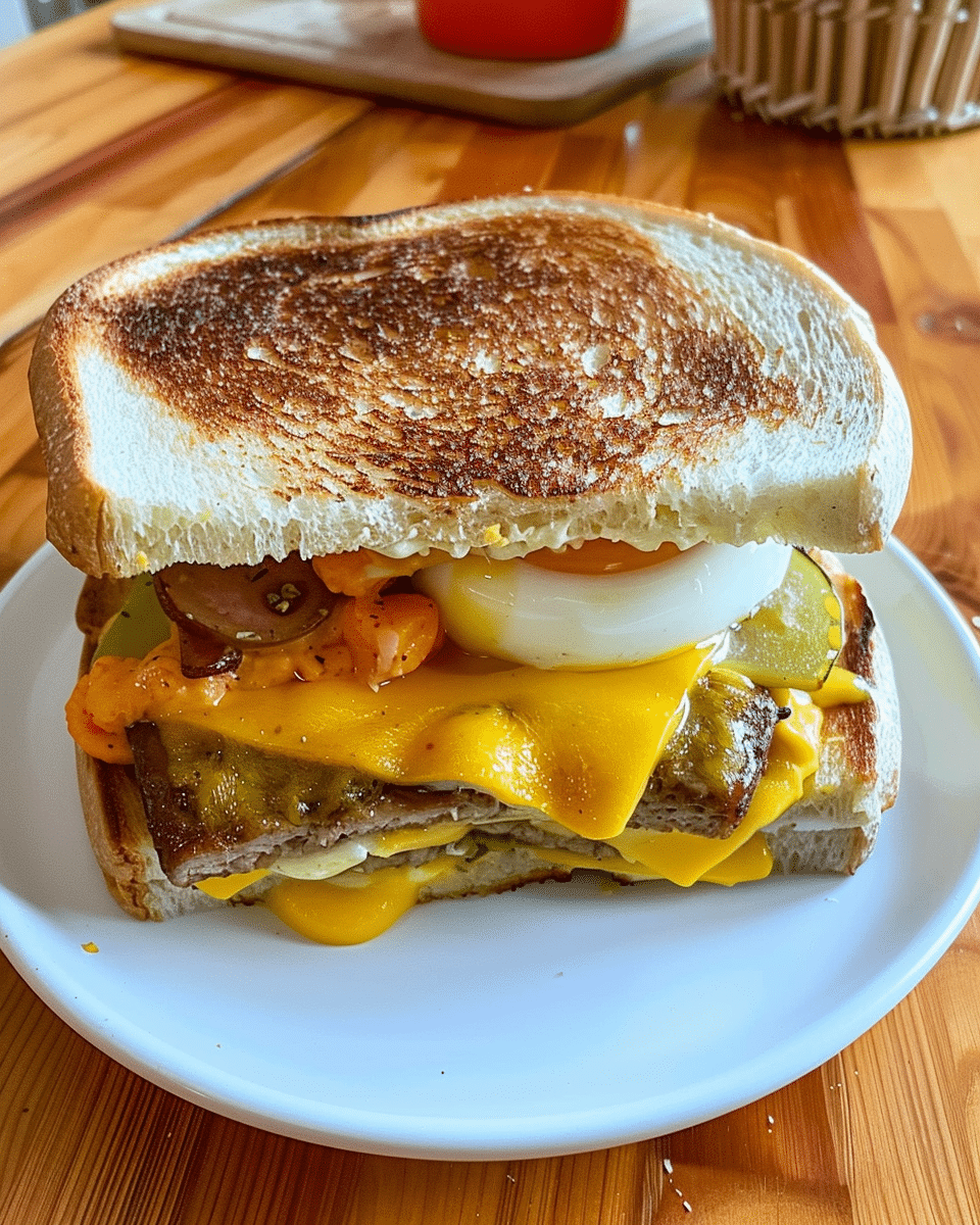 Cheesy Egg Sandwich