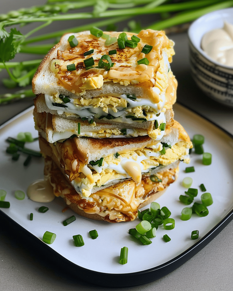 Cheesy Egg Sandwich