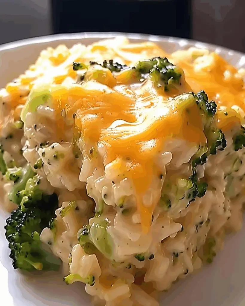 Cheesy Broccoli Rice Casserole