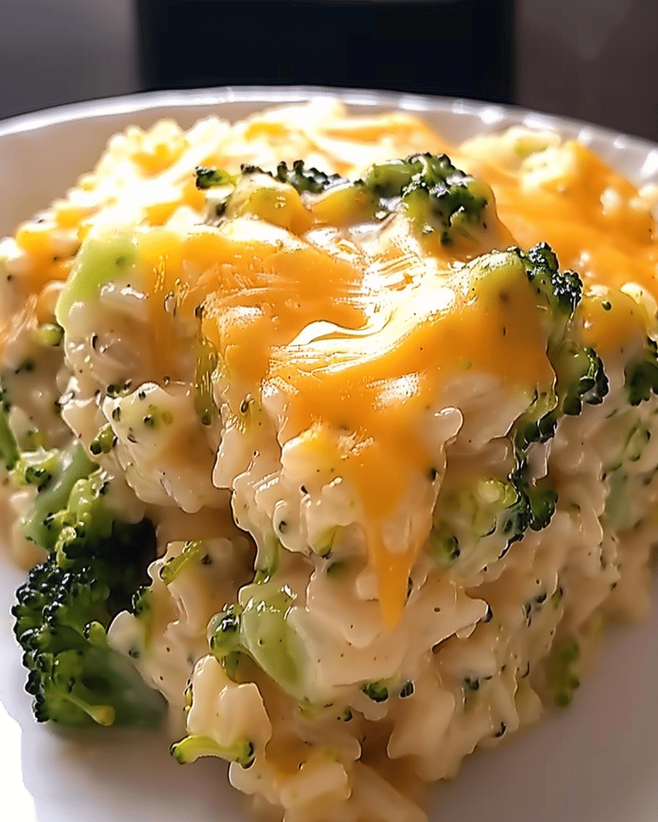 Cheesy Broccoli Rice Casserole