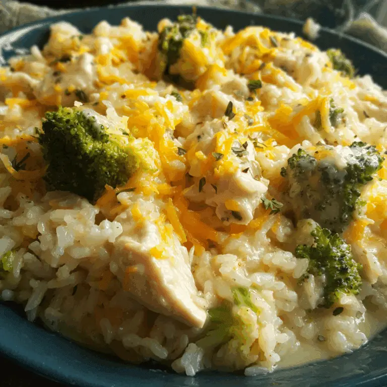 Cheesy Broccoli Rice Casserole