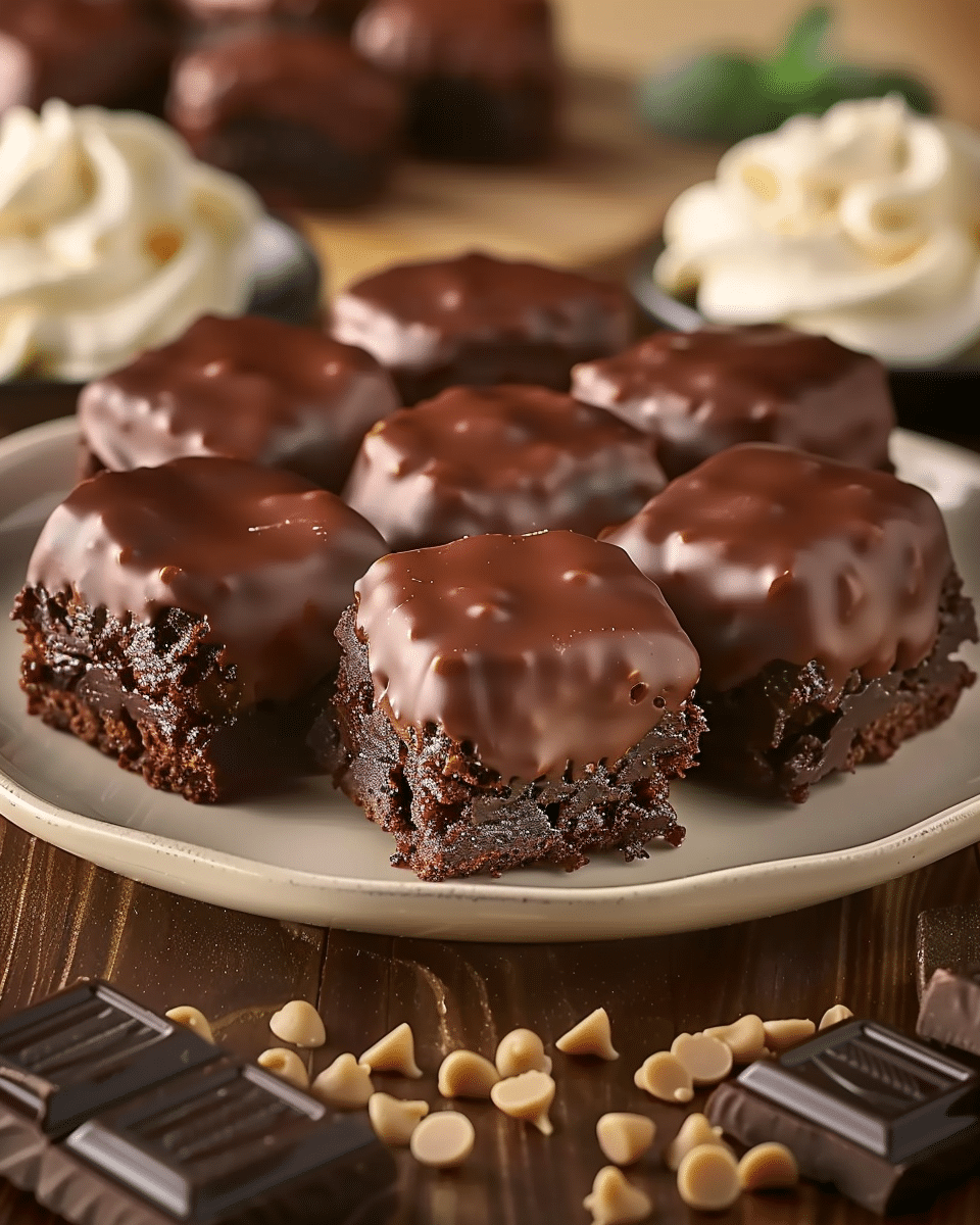 Chocolate Fudge Brownie Bites