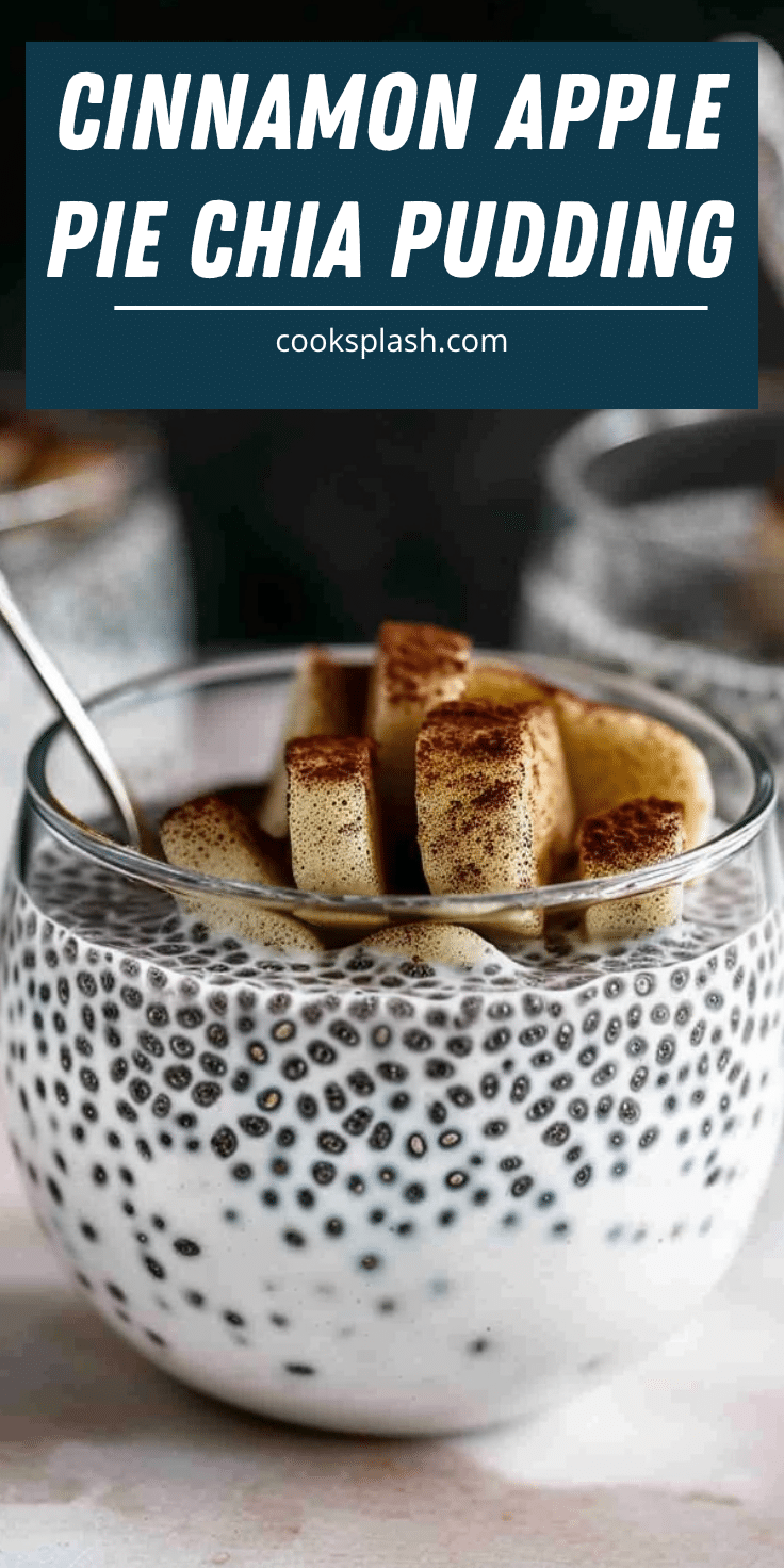 Splosh Pudding Cinnamon Apple Pie Chia Pudding | Cook Splash
