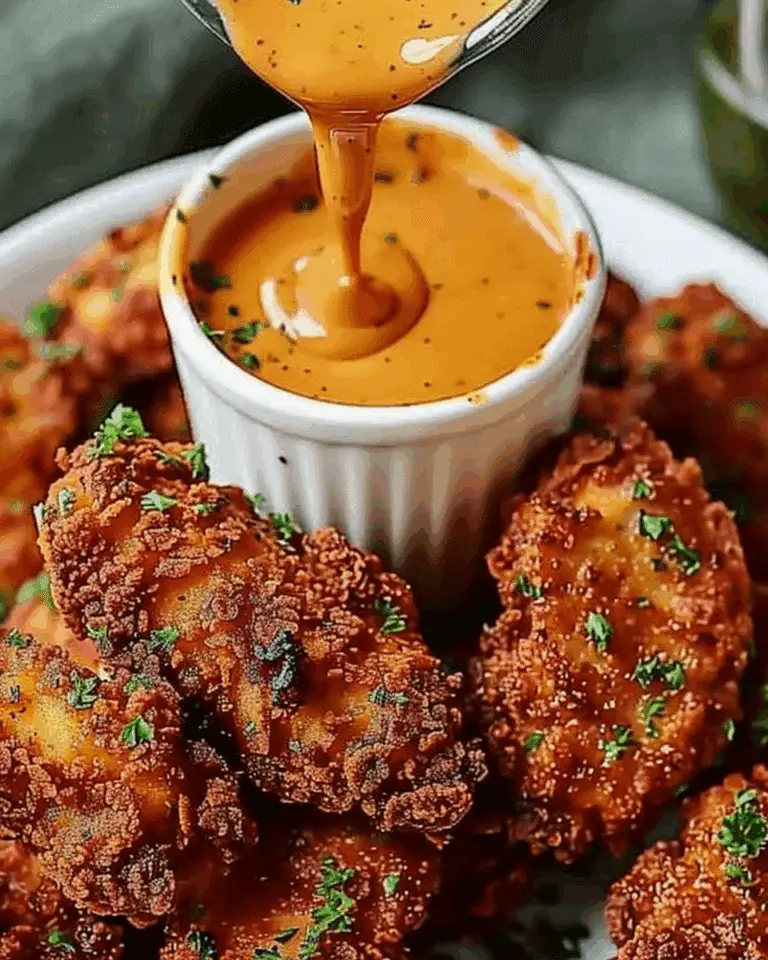 Cowboy Butter Chicken Bites with Cajun Creamy Dipping Sauce
