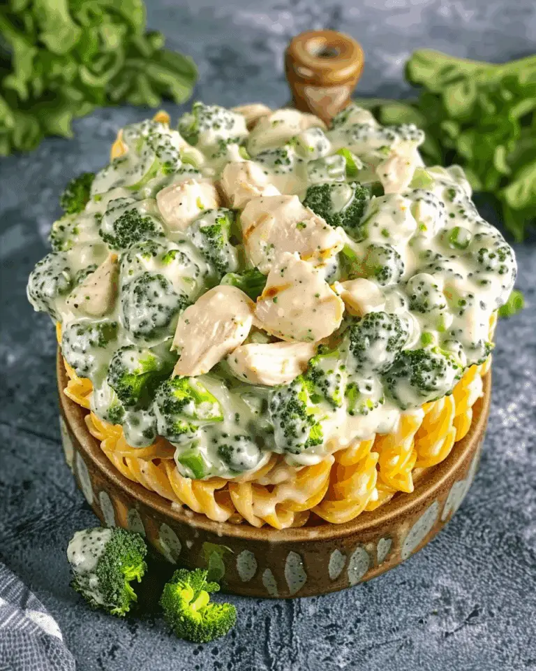 Creamy Chicken Broccoli Alfredo Pasta