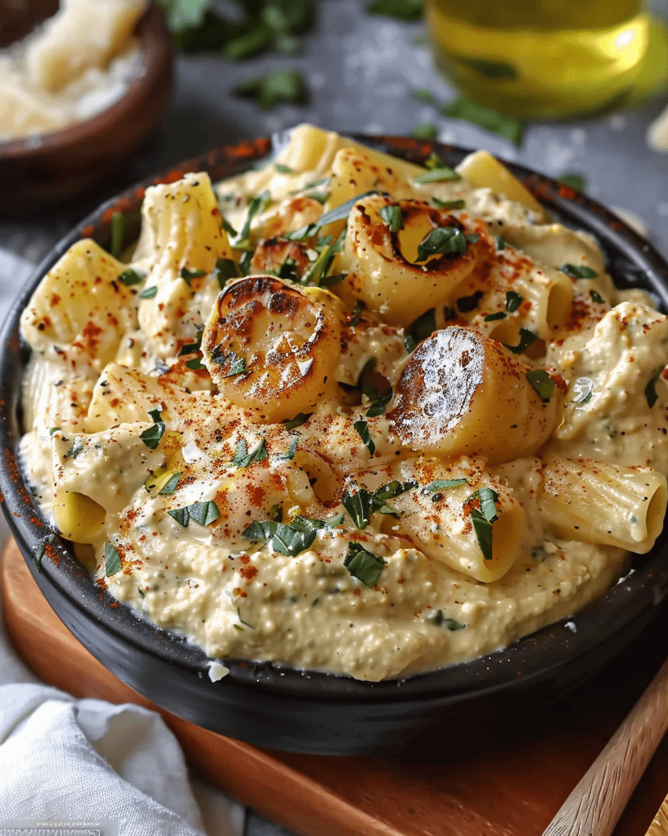 Creamy Hummus Pasta
