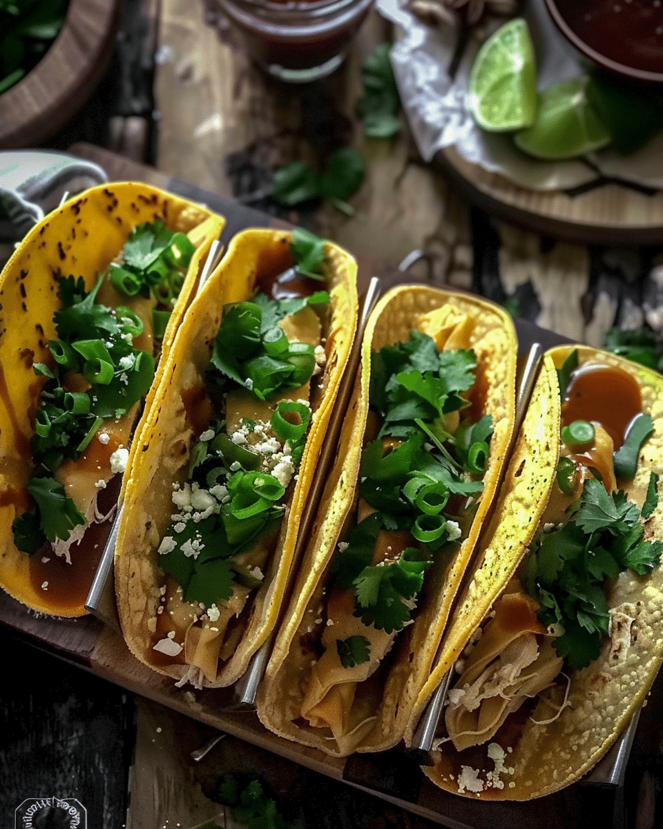 Crispy Chicken Wonton Tacos