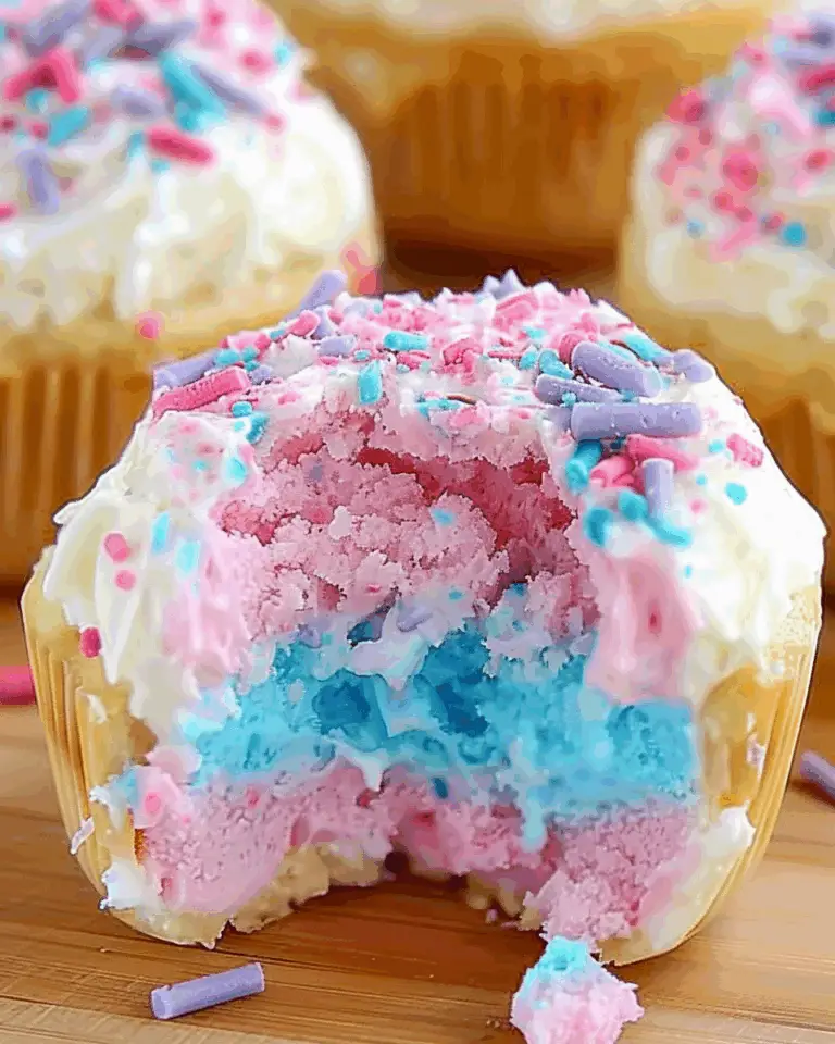Crispy Cotton Candy Cheesecake Bombs