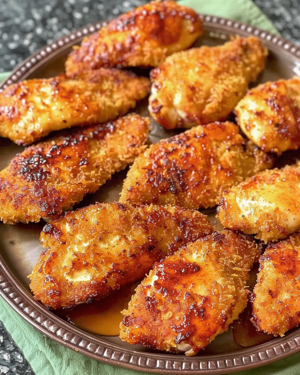 Crispy Honey Garlic Chicken