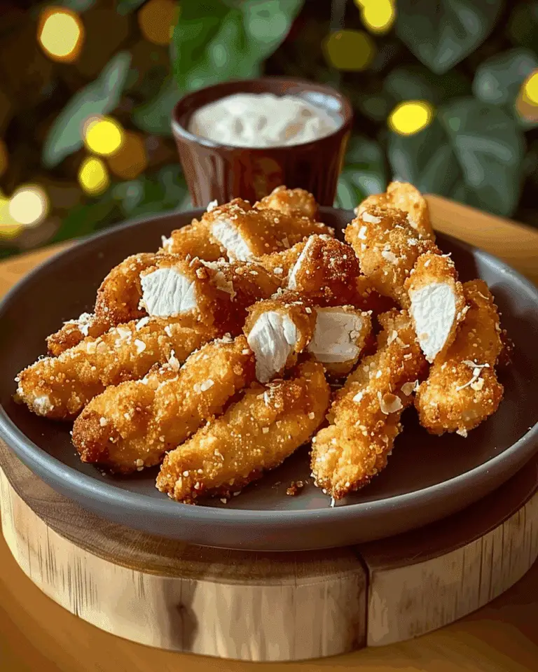 Crispy Parmesan Chicken Bites with Creamy Smoked Cajun Alfredo Gemelli Pasta