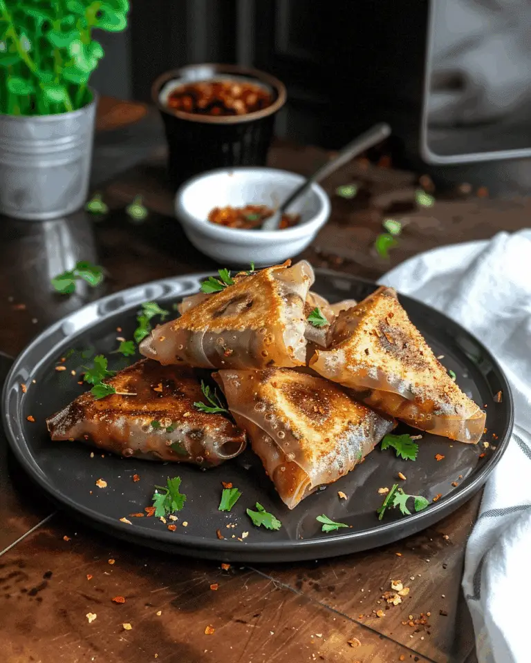 Crispy Rice Paper Dumplings