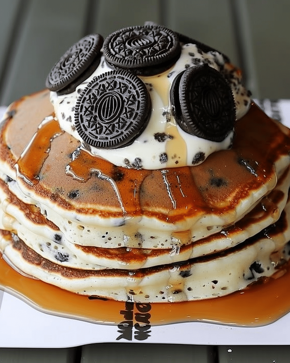 Decadent Oreo Pancakes