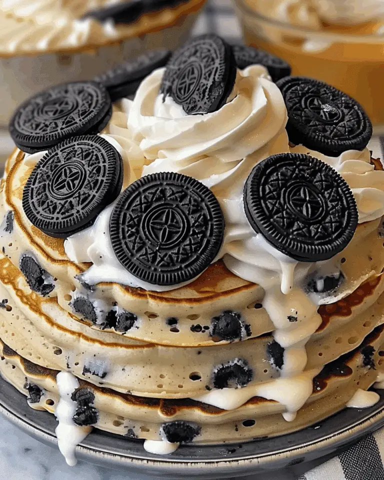 Decadent Oreo Pancakes