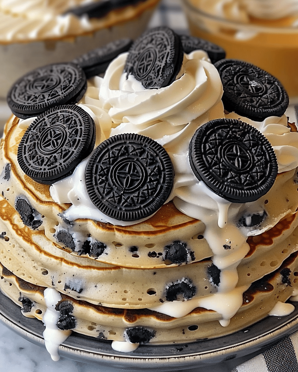 Decadent Oreo Pancakes