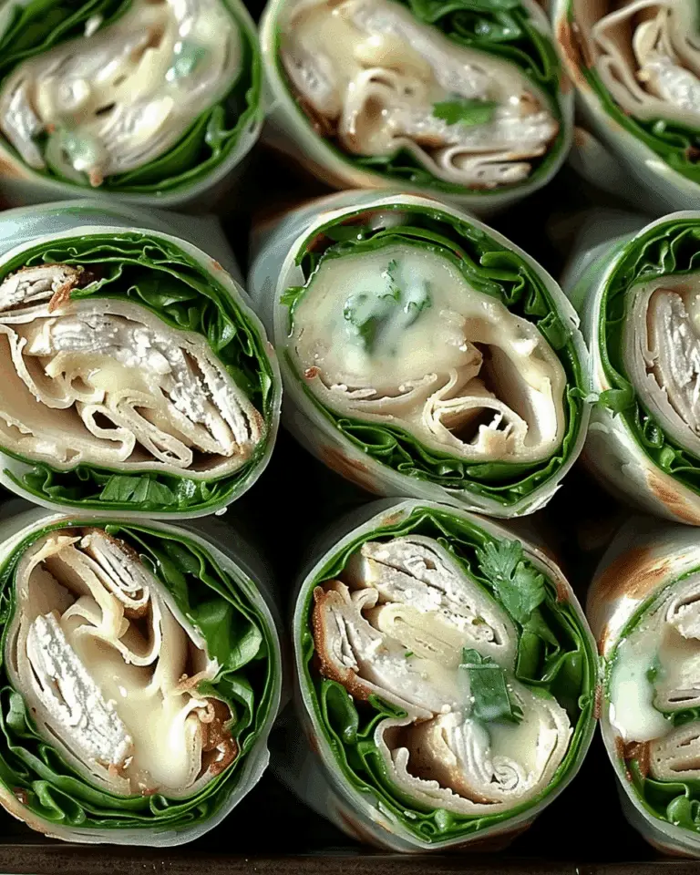 Cheesy Garlic Chicken Wraps