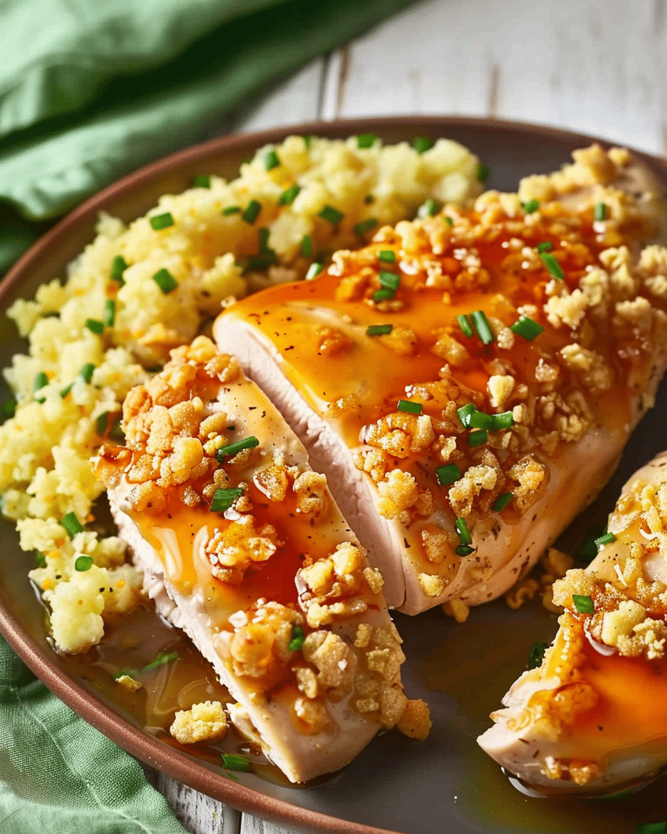 Double Crunch Honey Garlic Chicken Breasts