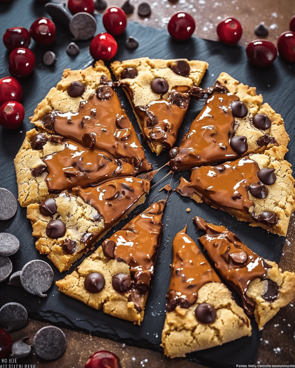 Easy Chocolate Chip Cookie Pizza
