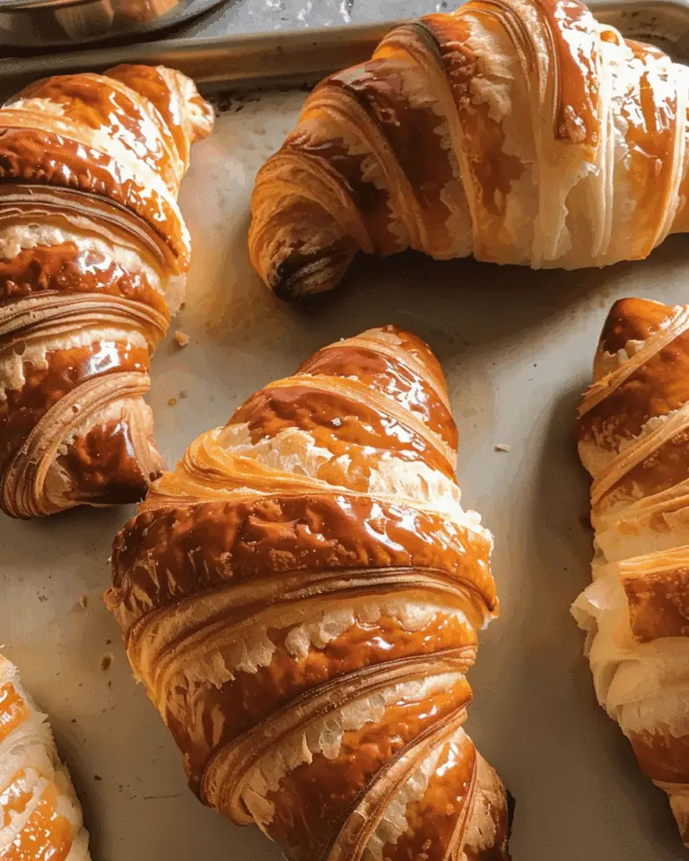 Flaky Homemade French Croissants