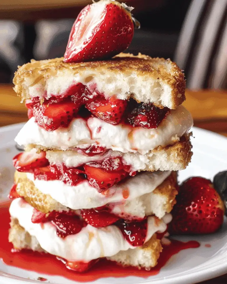 Fried Strawberry Cheesecake Sandwiches
