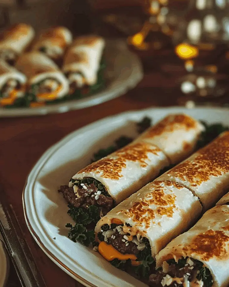 Garlic Butter Beef Cheeseburger Rollups