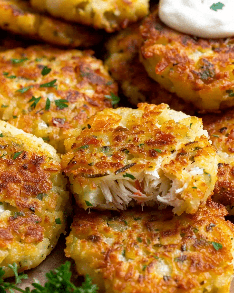 Golden Tuna & Potato Cakes – Crispy Outside, Fluffy Inside