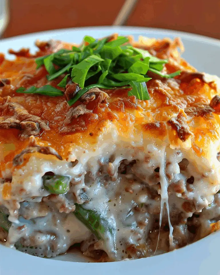 Hamburger Green Bean Casserole