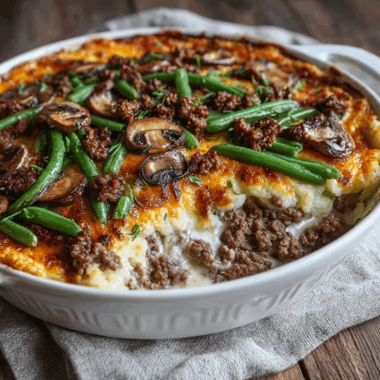 Hamburger Green Bean Casserole
