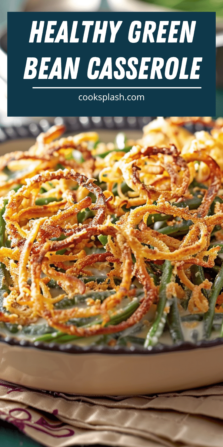 Healthy Green Bean Casserole | Cook Splash