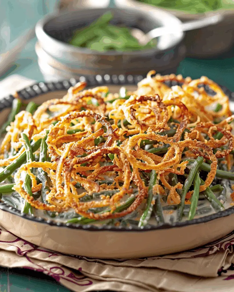Healthy Green Bean Casserole