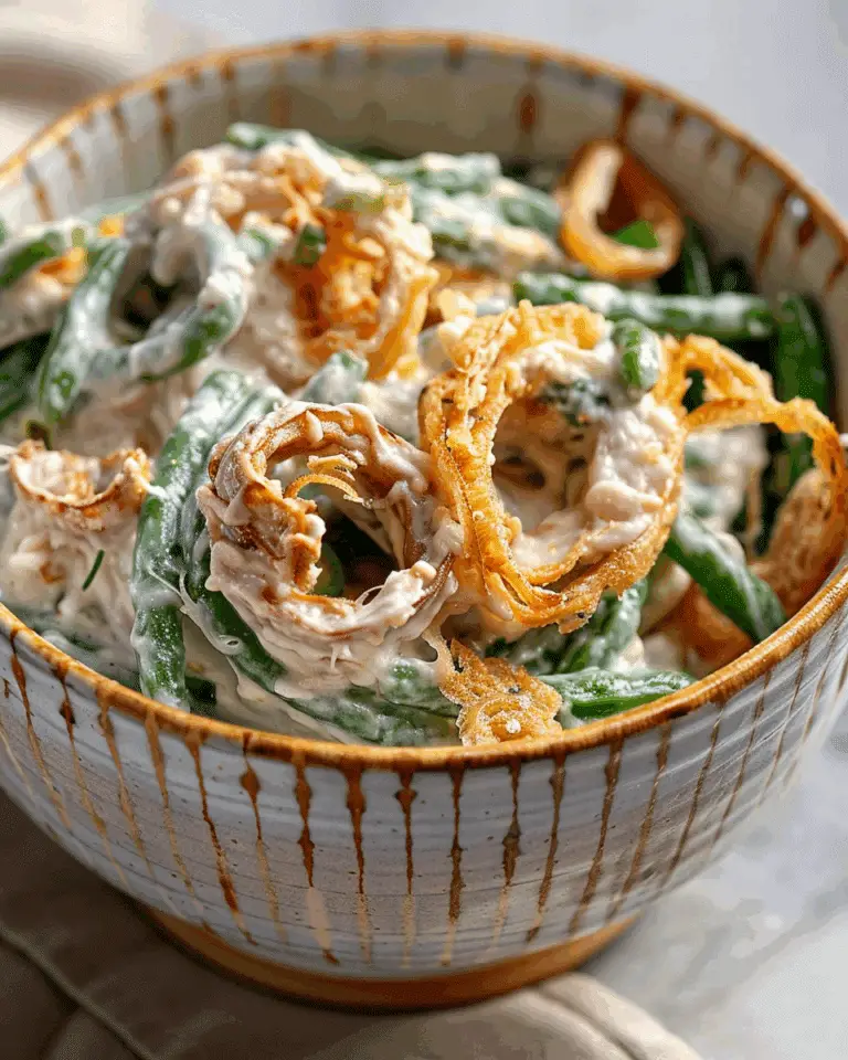 Healthy Green Bean Casserole