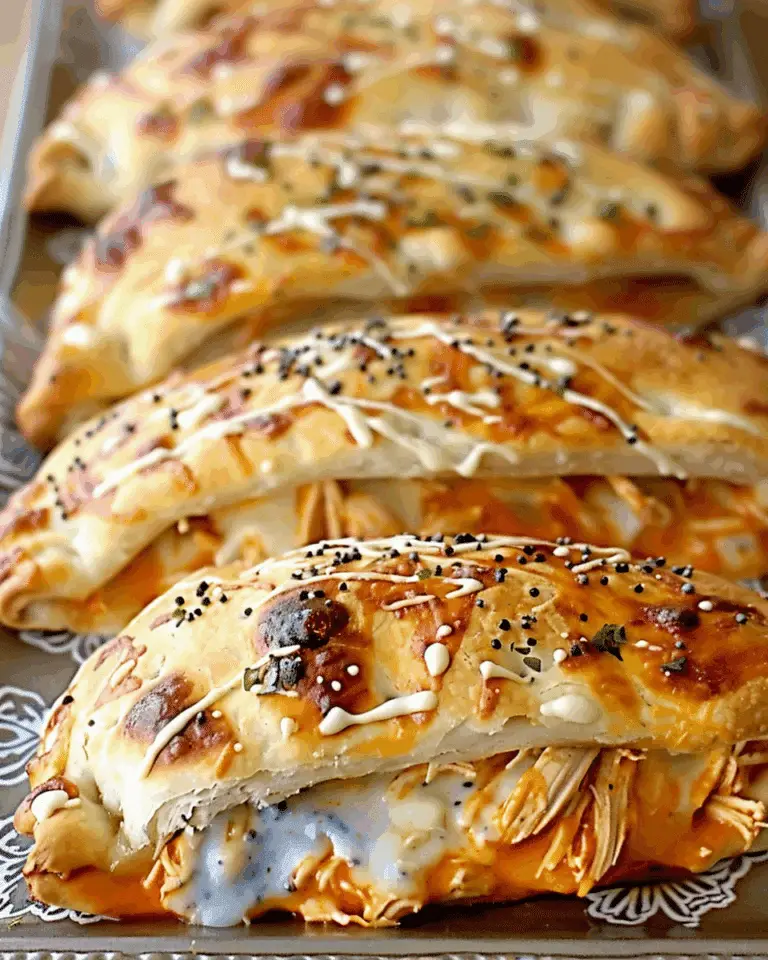 Irresistible Buffalo Chicken Calzone Recipe For Ultimate Flavor