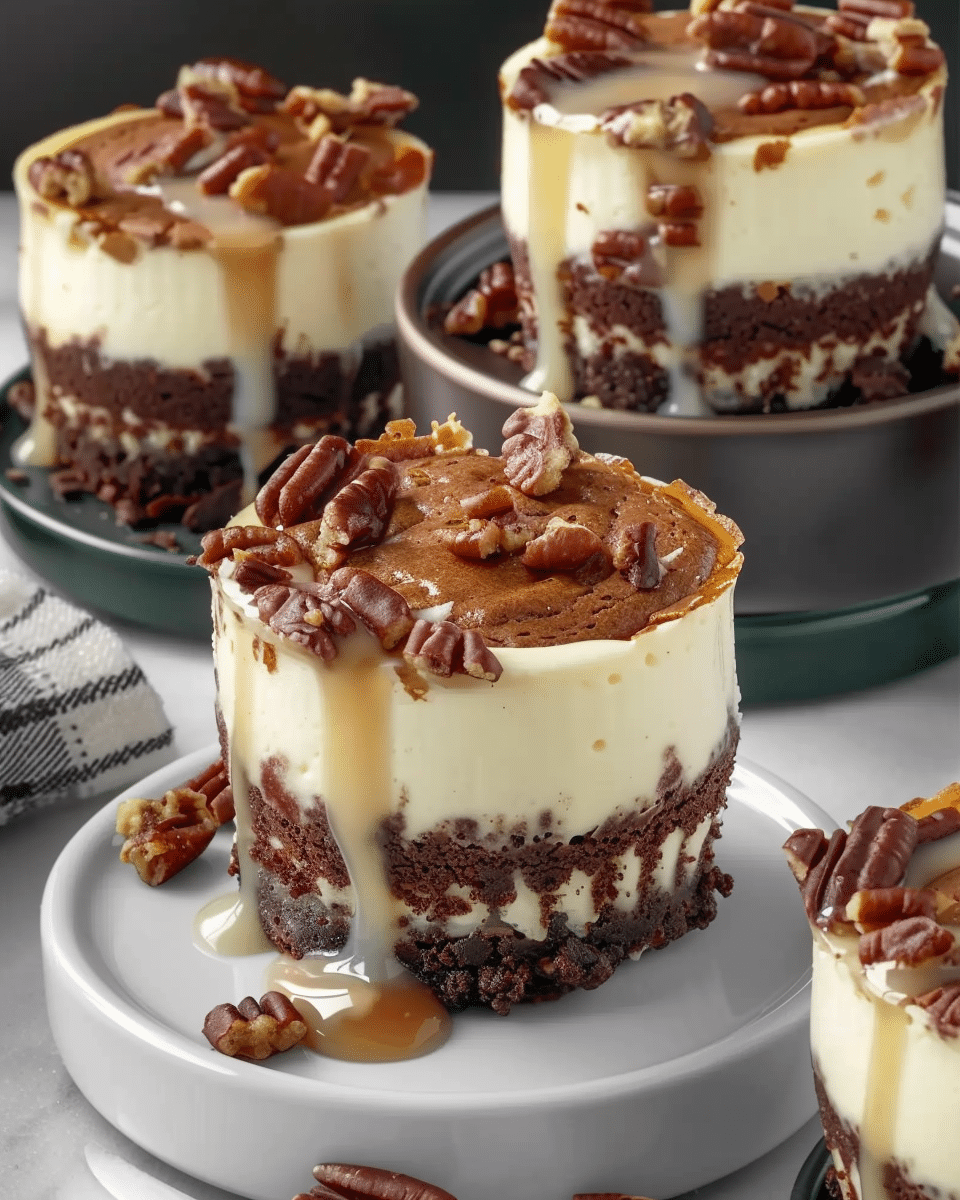 Loaded Brownie Cheesecake Cups
