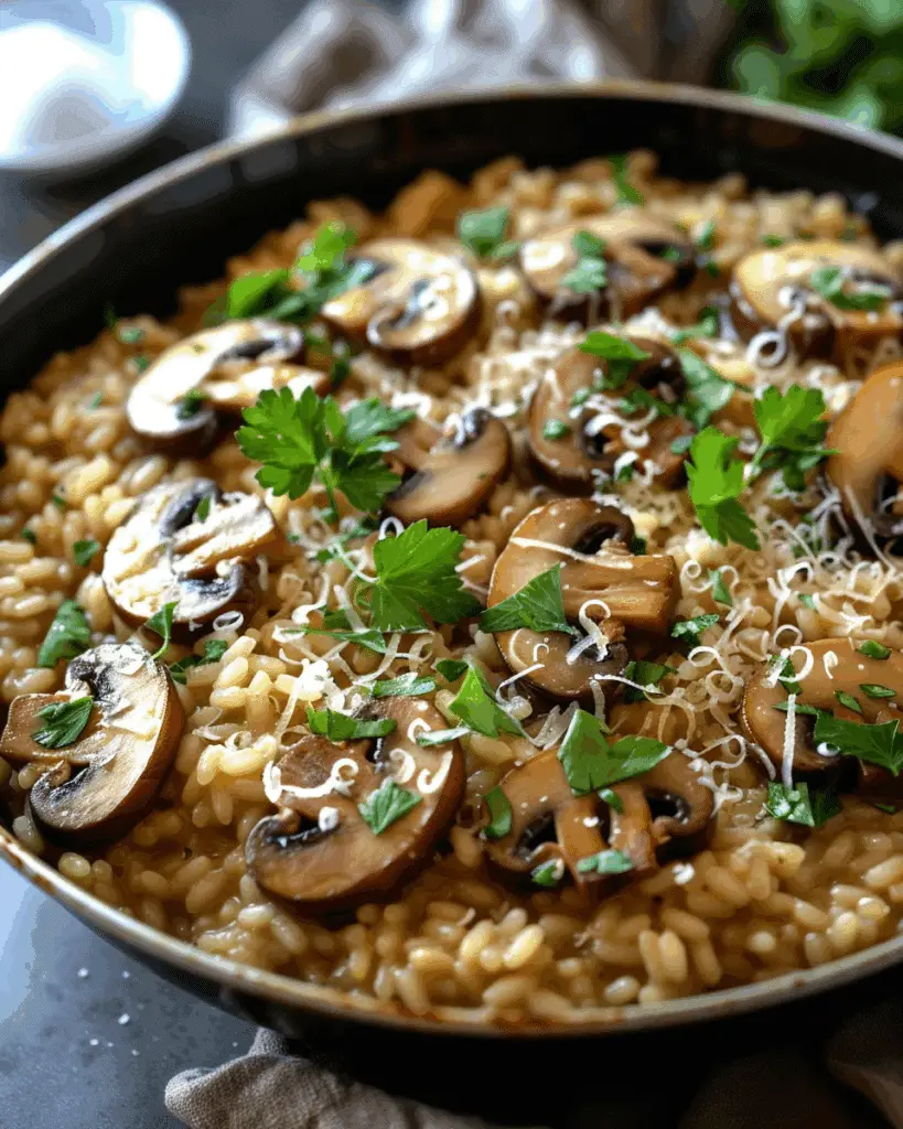 Mushroom Risotto