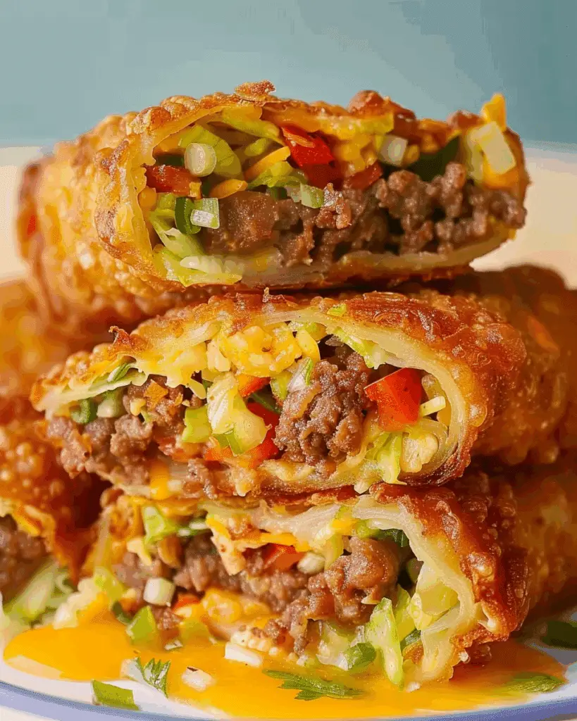 Nacho Egg Rolls
