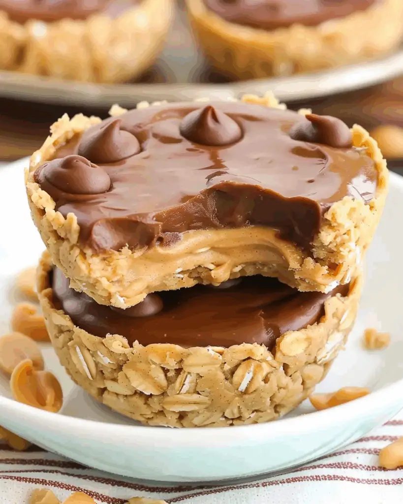 No-Bake Peanut Butter Oat Cups