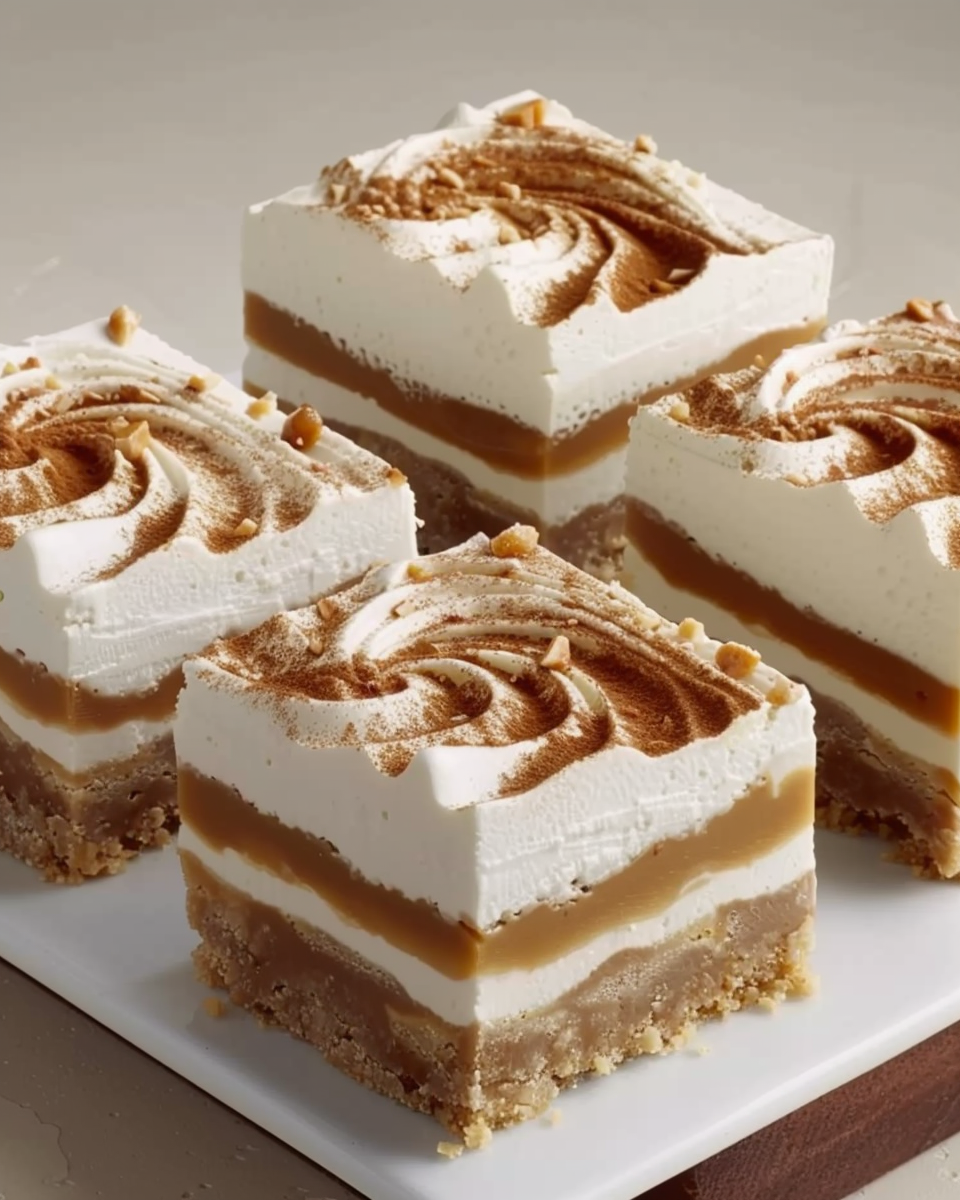 No Bake Peanut Butter Cheesecake Bars