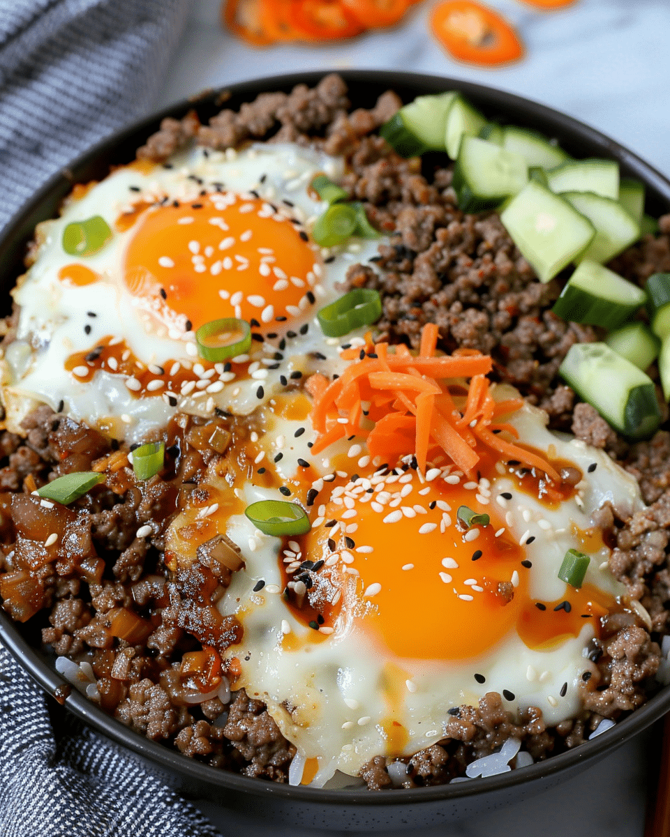 Quick & Easy Korean Ground Beef Bowl – Better Than Takeout