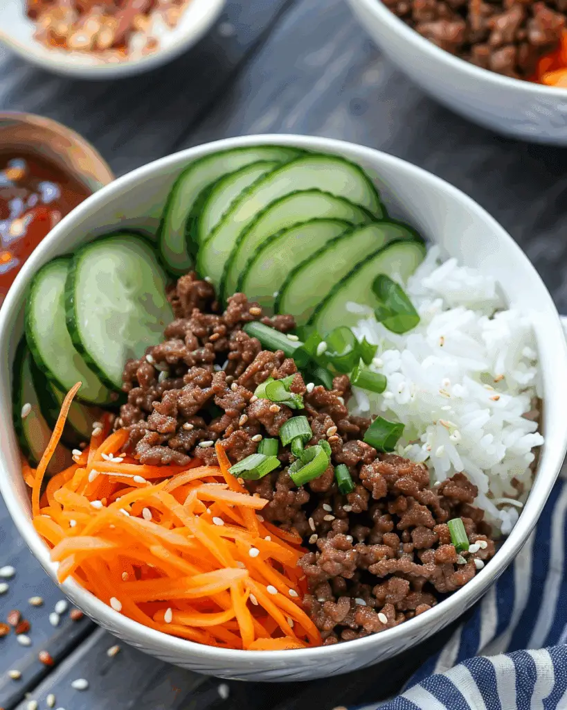 Quick & Easy Korean Ground Beef Bowl – Better Than Takeout