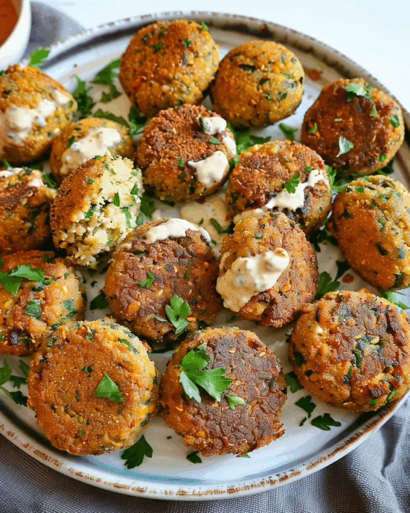 Red Lentil Falafel