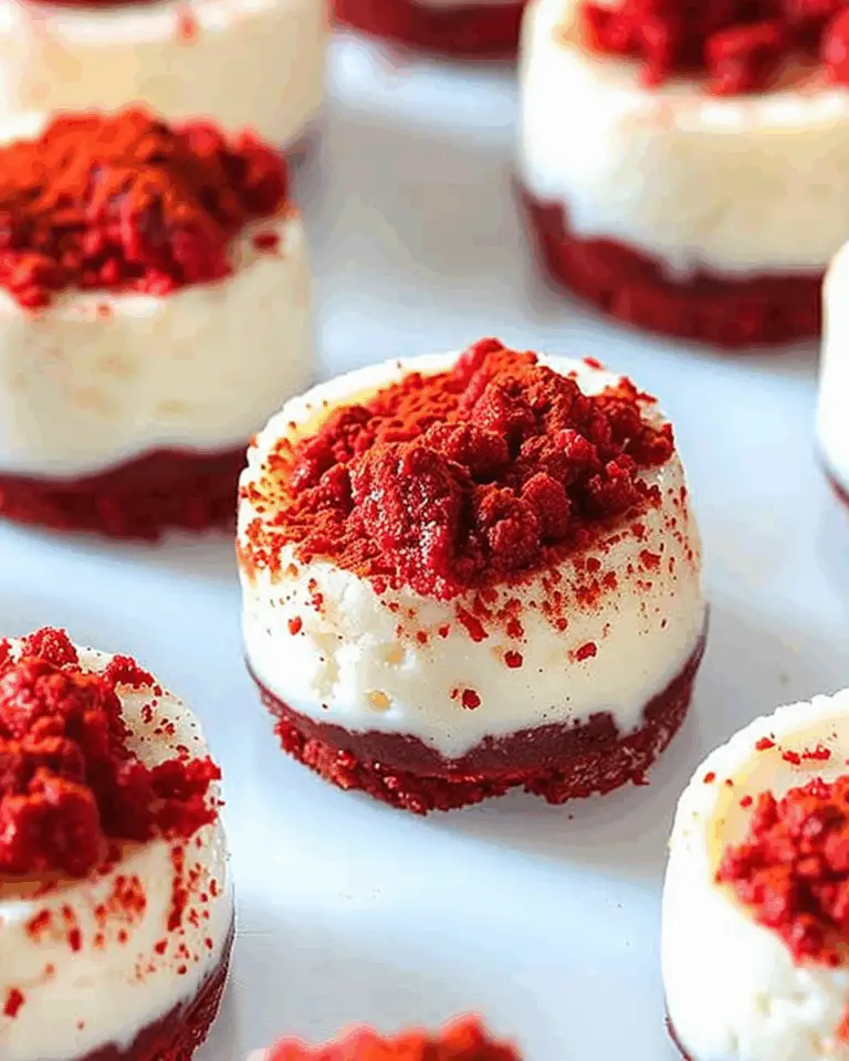 Red Velvet Cheesecake Bites