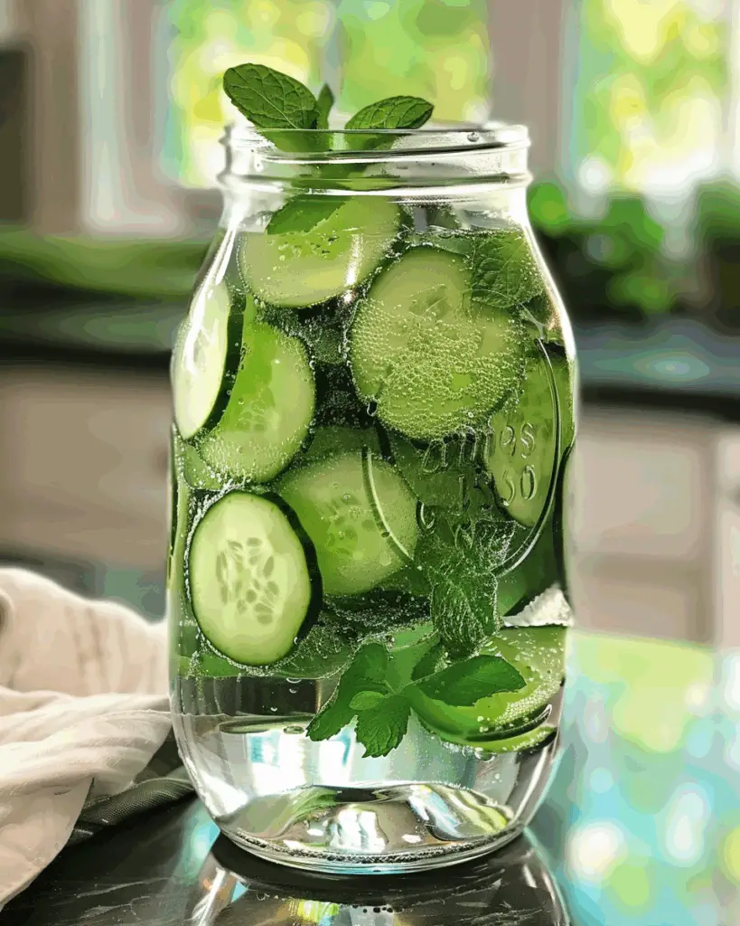 Refreshing Cucumber Mint Water Recipe For 24-Hour Bliss