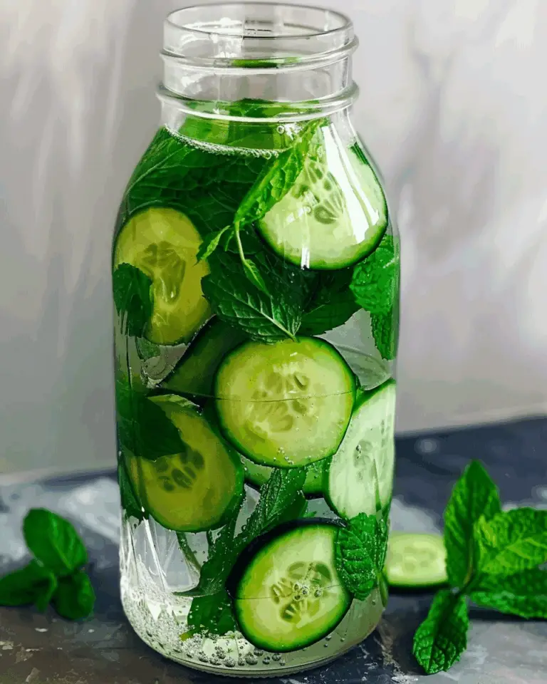 Refreshing Cucumber Mint Water Recipe For 24-Hour Bliss