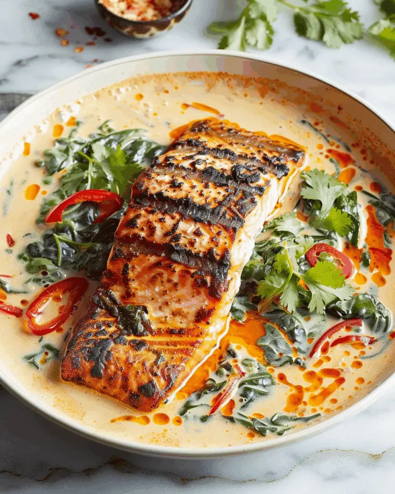 Salmon Coconut Curry (Thai Inspired)
