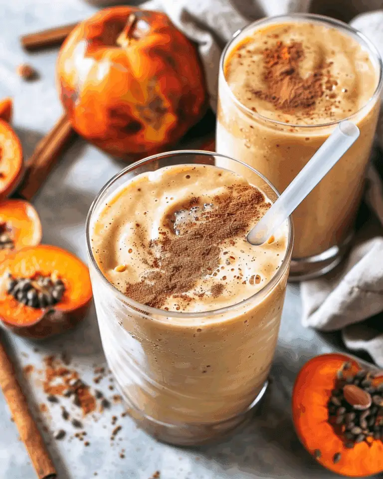 Spiced Persimmon Smoothie