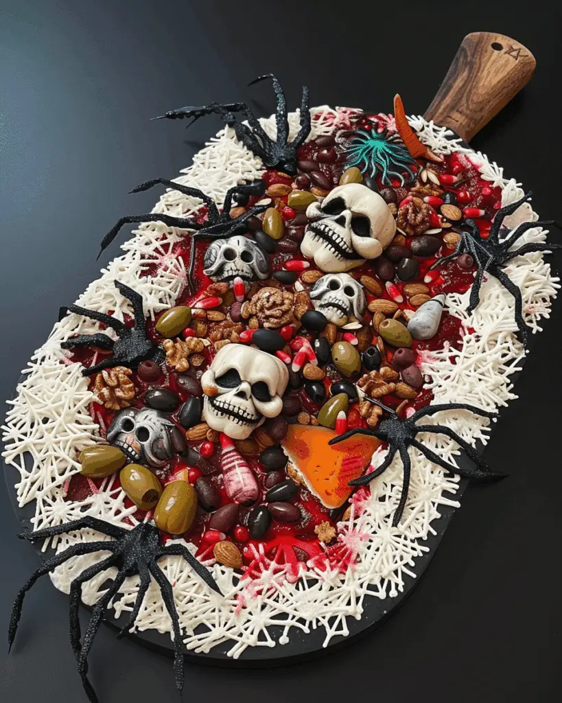Spooky Cheese Board