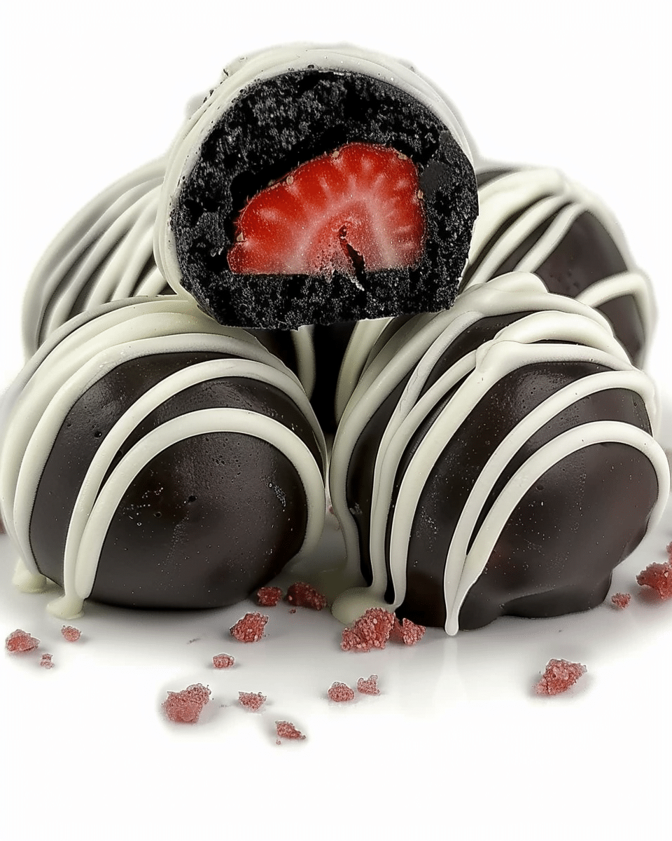 Strawberry Shortcake Oreo Balls