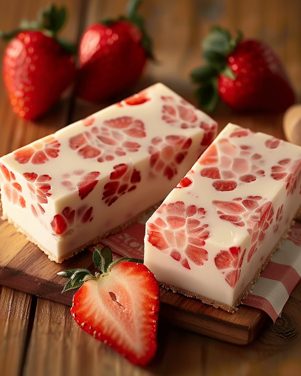 Strawberry Yogurt Bars