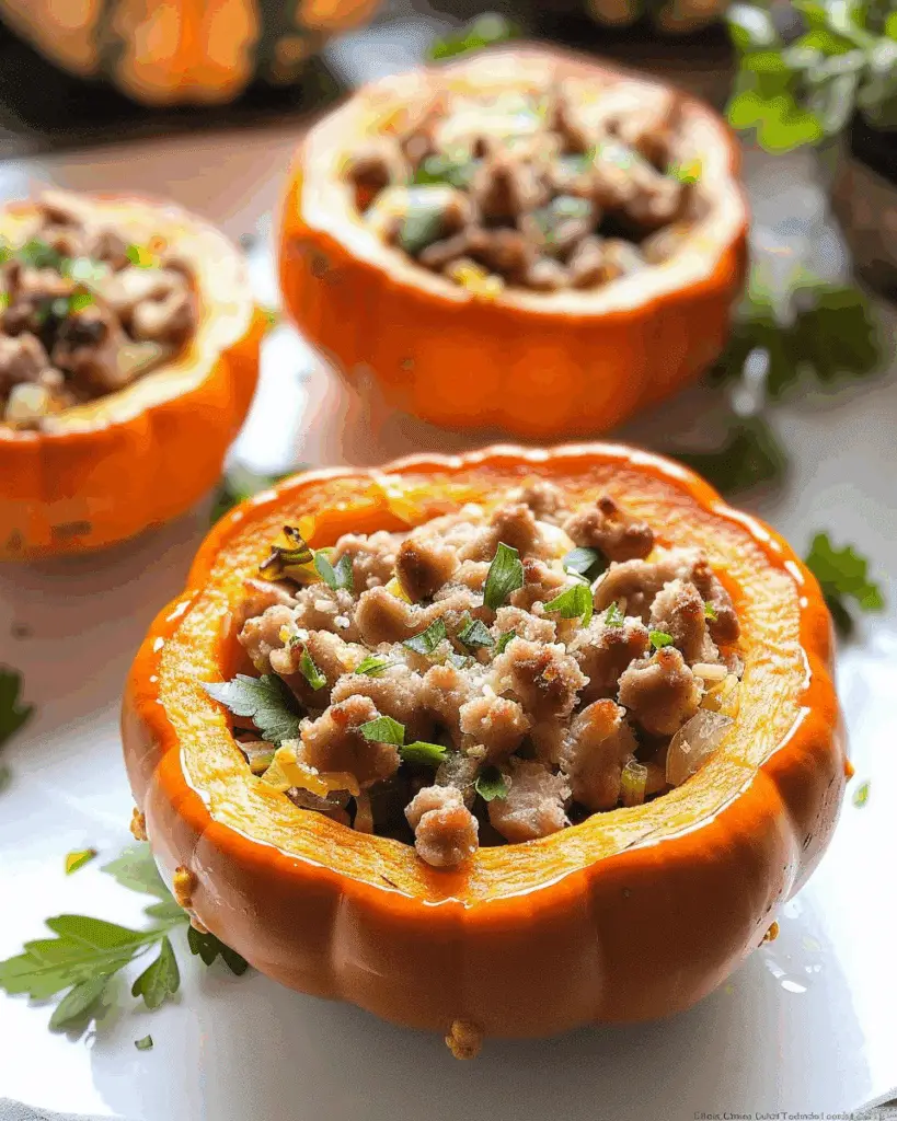 Stuffed Mini Pumpkins